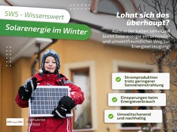 Bild von Solarenergie im Winter